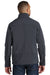 Port Authority J324 Mens Welded Wind & Water Resistant Full Zip Jacket Battleship Grey Model Back