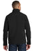 Port Authority J324 Mens Welded Wind & Water Resistant Full Zip Jacket Black Model Back