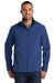 Port Authority J324 Mens Welded Wind & Water Resistant Full Zip Jacket Estate Blue Model Front