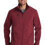 Port Authority Mens Welded Wind & Water Resistant Full Zip Jacket - Garnet Red