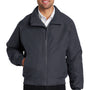 Port Authority Mens Charger Wind & Water Resistant Full Zip Jacket - Battleship Grey