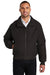 Port Authority J328/TLJ328 Mens Charger Wind & Water Resistant Full Zip Jacket True Black Model Front