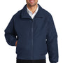 Port Authority Mens Charger Wind & Water Resistant Full Zip Jacket - True Navy Blue