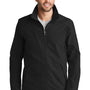 Port Authority Mens Wind & Water Resistant Full Zip Jacket - Black