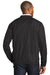 Port Authority J342 Mens Zephyr Wind & Water Resistant V-Neck Wind Jacket Black Model Back