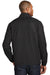 Port Authority J343 Mens Zephyr Wind & Water Resistant 1/4 Zip Jacket Black Model Back