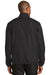 Port Authority J344 Mens Zephyr Wind & Water Resistant Full Zip Jacket Black Model Back