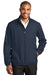 Port Authority J344 Mens Zephyr Wind & Water Resistant Full Zip Jacket Dress Navy Blue Model Front