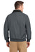 Port Authority J754/TLJ754 Mens Challenger Wind & Water Resistant Full Zip Jacket Steel Grey/True Black Model Back