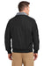 Port Authority J754/TLJ754 Mens Challenger Wind & Water Resistant Full Zip Jacket True Black Model Back