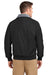 Port Authority J754/TLJ754 Mens Challenger Wind & Water Resistant Full Zip Jacket True Black/Heather Grey Model Back