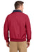 Port Authority J754/TLJ754 Mens Challenger Wind & Water Resistant Full Zip Jacket True Red/True Navy Blue Model Back