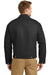 CornerStone J763/TLJ763 Mens Duck Cloth Full Zip Jacket Black Model Back