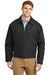 CornerStone J763/TLJ763 Mens Duck Cloth Full Zip Jacket Black Model Front