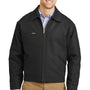 CornerStone Mens Duck Cloth Full Zip Jacket - Black