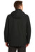 Port Authority J900 Mens Collective Waterproof Full Zip Hooded Jacket Deep Black Model Back