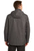 Port Authority J900 Mens Collective Waterproof Full Zip Hooded Jacket Graphite Grey Model Back