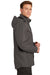 Port Authority J900 Mens Collective Waterproof Full Zip Hooded Jacket Graphite Grey Model Side