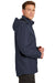 Port Authority J900 Mens Collective Waterproof Full Zip Hooded Jacket River Navy Blue Model Side