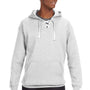 J America Mens Sport Lace Hooded Sweatshirt Hoodie w/ Pouch Pocket - Ash Grey