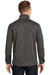 Sport-Tek JST30 Mens Electric Heather Water Resistant Full Zip Jacket Grey Black Electric Model Back