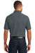 Port Authority K100P Mens Core Classic Short Sleeve Polo Shirt w/ Pocket Graphite Grey Model Back