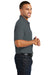 Port Authority K100P Mens Core Classic Short Sleeve Polo Shirt w/ Pocket Graphite Grey Model Side