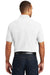 Port Authority K100P Mens Core Classic Short Sleeve Polo Shirt w/ Pocket White Model Back