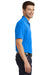 Port Authority K110 Mens Dry Zone Moisture Wicking Short Sleeve Polo Shirt Coastal Blue Model Side