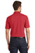 Port Authority K110 Mens Dry Zone Moisture Wicking Short Sleeve Polo Shirt Rich Red Model Back