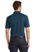 Port Authority K110 Mens Dry Zone Moisture Wicking Short Sleeve Polo Shirt River Navy Blue Model Back