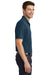 Port Authority K110 Mens Dry Zone Moisture Wicking Short Sleeve Polo Shirt River Navy Blue Model Side