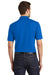 Port Authority K110 Mens Dry Zone Moisture Wicking Short Sleeve Polo Shirt True Royal Blue Model Back