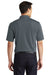 Port Authority K110P Mens Dry Zone Moisture Wicking Short Sleeve Polo Shirt w/ Pocket Graphite Grey Model Back