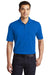 Port Authority K110P Mens Dry Zone Moisture Wicking Short Sleeve Polo Shirt w/ Pocket True Royal Blue Model Front