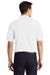 Port Authority K110P Mens Dry Zone Moisture Wicking Short Sleeve Polo Shirt w/ Pocket White Model Back