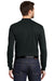 Port Authority K321 Mens Long Sleeve Mock Neck T-Shirt Black Model Back