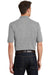 Port Authority K420P Mens Shrink Resistant Short Sleeve Polo Shirt w/ Pocket Oxford Grey Model Back