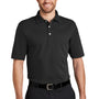 Port Authority Mens Rapid Dry Moisture Wicking Short Sleeve Polo Shirt - Jet Black