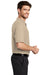 Port Authority K500P/TLK500P Mens Silk Touch Wrinkle Resistant Short Sleeve Polo Shirt w/ Pocket Stone Model Side