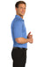 Port Authority K525/TLK525 Mens Dry Zone Moisture Wicking Short Sleeve Polo Shirt Blue Lake Model Side