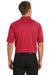 Port Authority K525/TLK525 Mens Dry Zone Moisture Wicking Short Sleeve Polo Shirt Engine Red Model Back