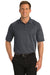 Port Authority K525/TLK525 Mens Dry Zone Moisture Wicking Short Sleeve Polo Shirt Iron Grey Model Front