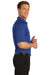 Port Authority K525/TLK525 Mens Dry Zone Moisture Wicking Short Sleeve Polo Shirt Royal Blue Model Side