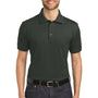 Port Authority Mens Moisture Wicking Short Sleeve Polo Shirt - Smoke Grey