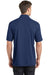 Port Authority K568 Mens Cotton Touch Performance Moisture Wicking Short Sleeve Polo Shirt Estate Blue Model Back