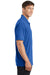 Port Authority K568 Mens Cotton Touch Performance Moisture Wicking Short Sleeve Polo Shirt Strong Blue Model Side