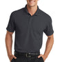 Port Authority Mens Dry Zone Moisture Wicking Short Sleeve Polo Shirt - Battleship Grey