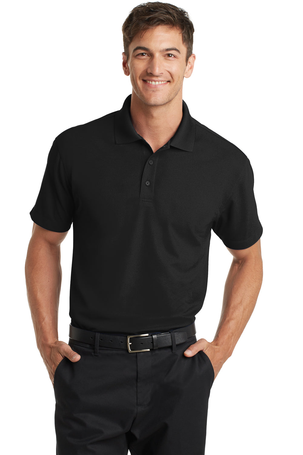 Dress slacks with polo shirt best sale