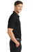 Port Authority K572 Mens Dry Zone Moisture Wicking Short Sleeve Polo Shirt Black Model Side